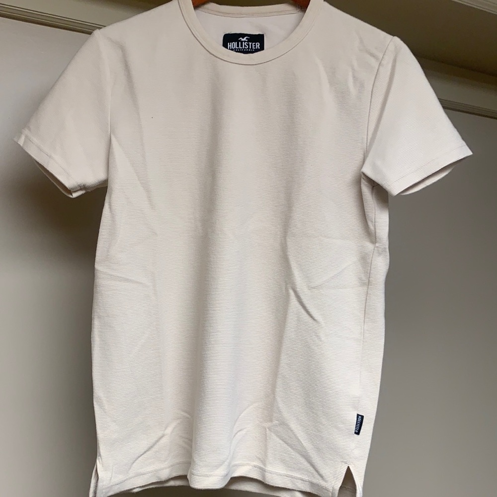 Ribbed Crewneck T-Shirt Hollister xs tee short sleeve